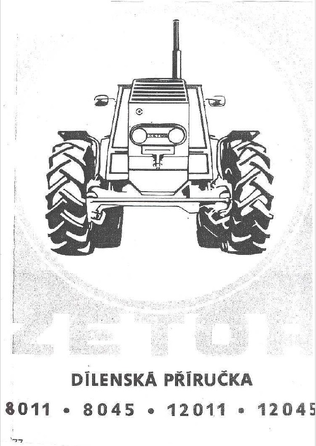 Zetor 8011, 8045, 12011, 12045 Dielenská príručka